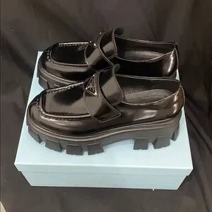 Prada Black Loafers